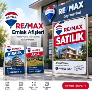 RE/MAX Emlak Afişleri